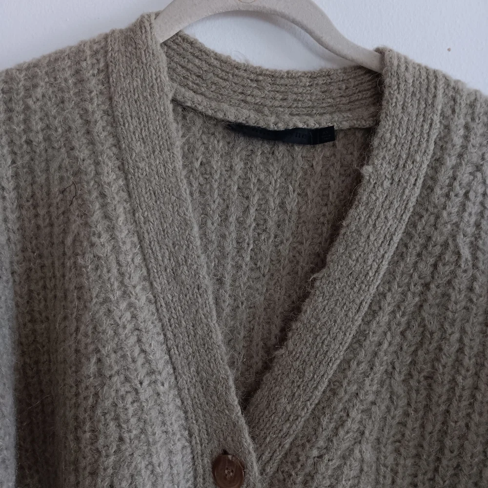 Jenni Kayne  Cocoon Cardigan In Willow Textural Italian Yarn Grunge Oversized - Picture 4 of 10